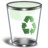 Qx9 Vista Bin2 Green Empty Icon